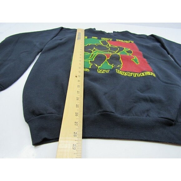 Vtg Hes Not Heavy My Brother Crewneck Sweatshirt XL USA Made Civil‎ Rights Army - Picture 4 of 7